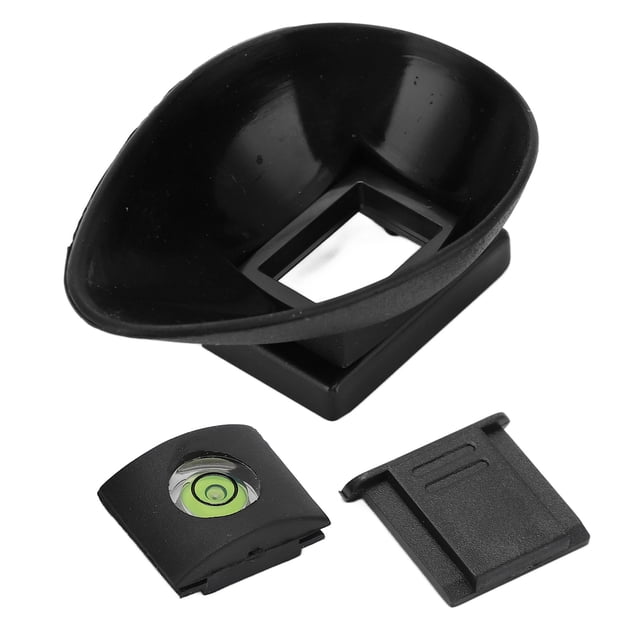 Camera Eyecup, Cold Shoe Cover Clearer Sight Optical Viewfinder Protection Camera Viewfinder Cover for D300 D200 D90 D80 D7000 D5200 D510 Camera
