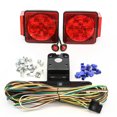 thumbnail image 1 of Red Hound Auto LED Submersible Square Light Kit Trailer 80 inches- Boat Marine & 2 Red Side Marker, 1 of 6