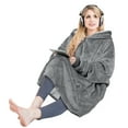 thumbnail image 2 of Solaris Oversized Sherpa, Unisex, Christmas Wearable Blanket Hoodie (Adult Women's Men's), 2 of 6