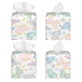 thumbnail image 2 of Kdxio Colorful Butterfly Print Tissue Box Cover,Square Decorative PU Leather Facial Paper Case Organizer Holder Dispenser for Bathroom,Night Stands,Desk,Car 5.2''X5.2''X5.2'', 2 of 8