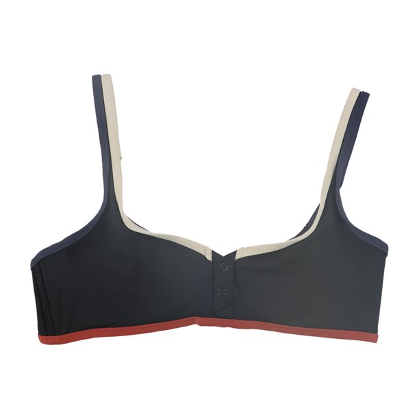 Tavik Womens Marlowe Bralette Bikini Swim Top, Negro, XS