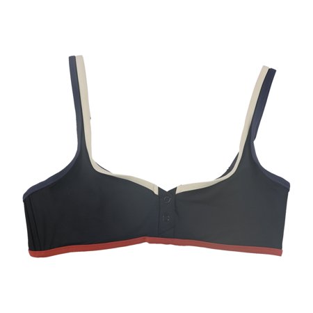 Tavik Womens Marlowe Bralette Bikini Swim Top  Black  Medium