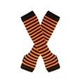 thumbnail image 3 of SAYOO Traje de guantes de medias para mujeres, calcetines rayados a través de la rodilla + guantes sin dedos SAYOO  moda, 3 of 5