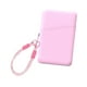thumbnail image 2 of Accesorios abiertos de la bolsa de asas del monedero del silicón Estuche para tarjetas con cremallera para ir de compras de vacaciones Rosa, 2 of 8