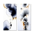 thumbnail image 2 of Designart "Transient Spirit Deep Blue Ink Abstract" Abstract Painting Wall Art Set Of 2 - Modern Blue Canvas Set For Living Room Decor, 2 of 6