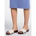 thumbnail image 6 of No Boundaries Women's Studded Wooden Clog Sandals, 6 of 9