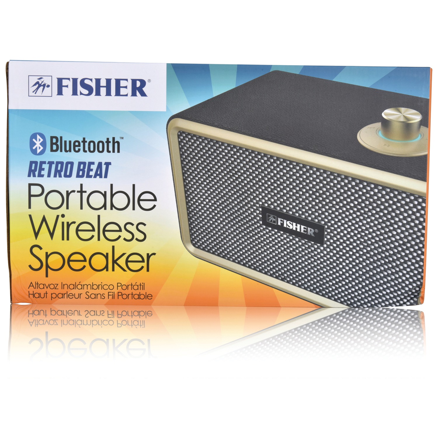fisher go beats portable wireless speaker