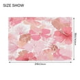 thumbnail image 4 of IAUYY 24x20 Inch Bath Mat Thick Soft Plush Shower Mat TPR Backing Material Non Slip Bath Mats for Bathroom for Tub Shower Hotel Water Lily Leaves -a, 4 of 9