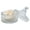 Beige long hair, variant on Ywmsfl Makeup Spongiform Owner Multifunctional Home Storage Jar Large Body Powder Puff