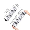 thumbnail image 2 of Goofa Blue Leaves Pattern Non Slip Socks with Grips for Elderly, Crew Socks Yoga Hospital Socks Cushioned Sole Gripper Socks for Men Women, 2 of 5