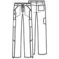 thumbnail image 4 of Code Happy Low-Rise Drawstring Antimicrobial + Fluid Barrier Cargo Scrub Bottoms, 4 of 5