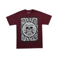 thumbnail image 3 of Aztec Calendar Skull Shirt Sun Stone of Axayactl Day of the Dead Tee, 3 of 3