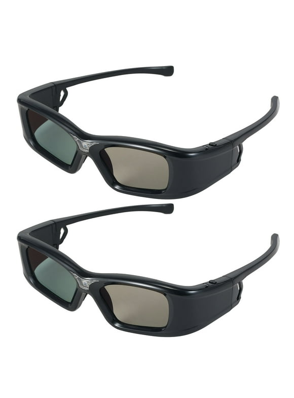 2PCS GL410 3D Glasses for Projector Full HD Active DLP Link for Optama Acer BenQ ViewSonic Sharp Dell DLP Link Projectors