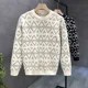 thumbnail image 3 of Suéteres con estampado masculino, ropa popular coreana, prendas de punto, ofertas de ropa de alta calidad, reseñas estéticas 2024, suéter de punto para hombre, 3 of 5