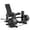Black with 190LB Black Plates, variant on Mitonos Leg Extension and Leg Curl Machine, Mitonos Dual Independent Leg Machine, Plate Loaded Unilateral Lower Body Training Equipment for Home Gym