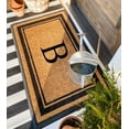 thumbnail image 5 of A1HC Natural Rubber & Coir Flocked Doormat, 30x48, Monogrammed Door Mat For Front Door, Anti-Shed Treated Durable Mats for Entrance, 5 of 7