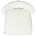 thumbnail image 6 of SAFAVIEH Couture Trystan Scandinavian Boucle Solid Dining Chair, Ivory/Natural (Set of 2), 6 of 14