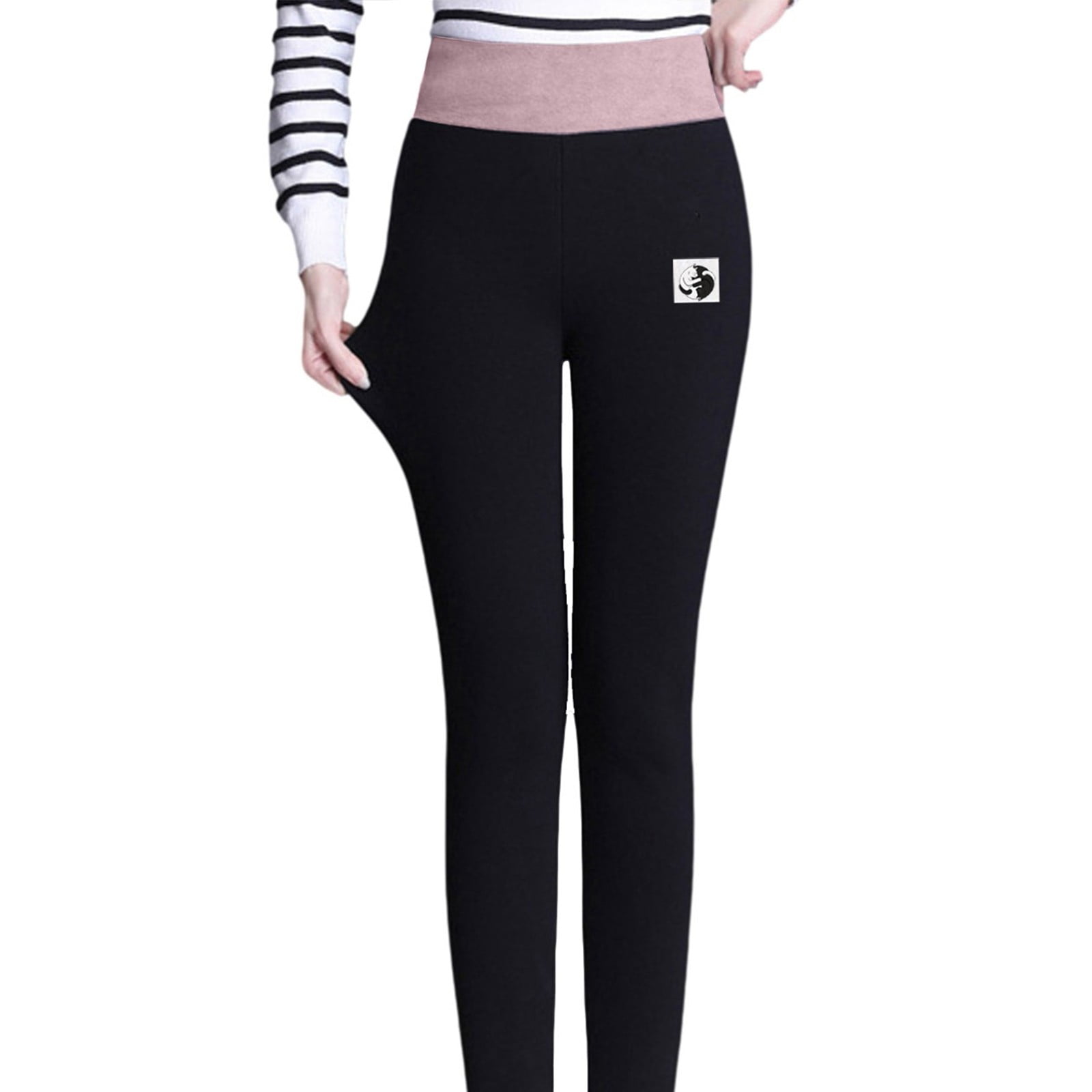 jsaierl Super Thick Cashmere Leggings for Women,Winter HighWaisted