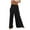 Black, variant on SHTXOZHI High Waisted Wide Leg Pants for Women Casual Knit Pants Palazzo Trousers with Pockets