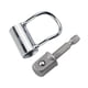thumbnail image 3 of Llave de tope para grifo, juego de llaves de fontanero, universal, portátil, para baño, ajuste compacto, herramienta de extracción de 1/4 y Metal, 3 of 9