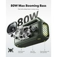 thumbnail image 3 of Soundcore Boom 2 by Anker, Outdoor Speaker, 80W, Subwoofer, 24H Playtime, IPX7 Waterproof, Floatable, Rgb Lights, Green, 3 of 8