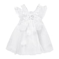 thumbnail image 1 of MHFRRA Robe Fille Robe en Dentelle à Manches Volantes pour Tout-Petits Robe de Fête Dansante Vêtements 2-3 Ans, 1 of 5