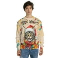 thumbnail image 4 of Merry Christmas Santa Maine Coon Scarf Twinkling Lights Xmas Holiday All Over Print 3D Sweatshirt Unisex Merch Cat Lover Kitten Owner Gifts - 00022, 4 of 6