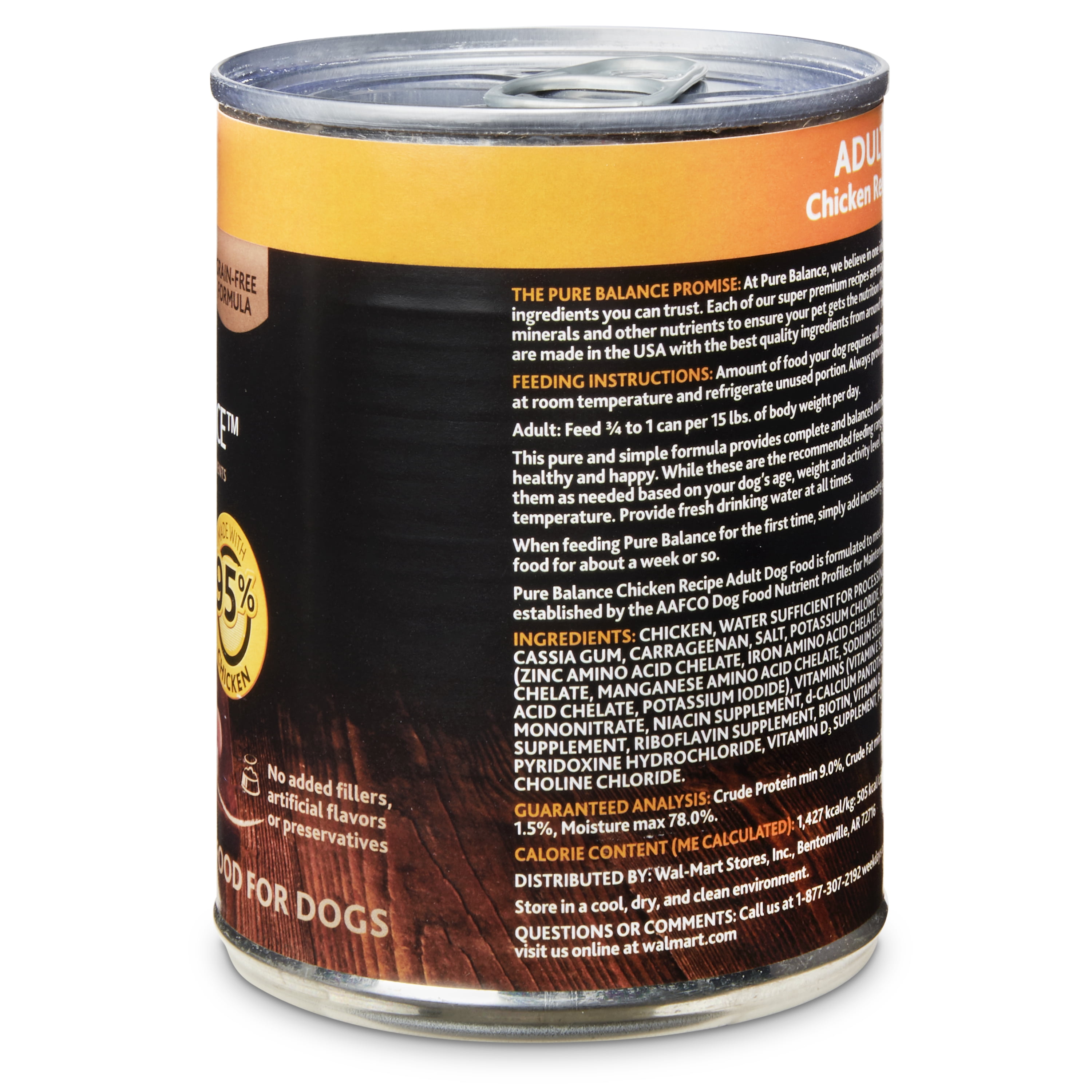 Pure Balance Chicken Recipe Adult Wet Dog Food, 12.5 oz