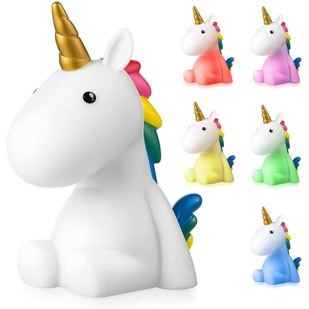 

Atlanti | Sweet Ponies Unicorn Led Night Light - Color Changing Bedroom Lamp