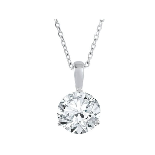 Pompeii3 - 1 1/2 ct Solitaire Lab Grown Diamond Pendant available in ...