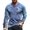 Blue, variant on ZunFeo Mens Polo Shirts Cotton Fall Winter Casual Long Sleeve Henry Solid Button Shirts with Pocket Brown Size M