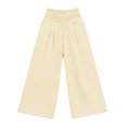 thumbnail image 2 of Grblisyd Girls Pants Size 10-12 Kids Striped Casual Elastic High Waist Cotton Linen Trousers with Pockets, 2 of 6