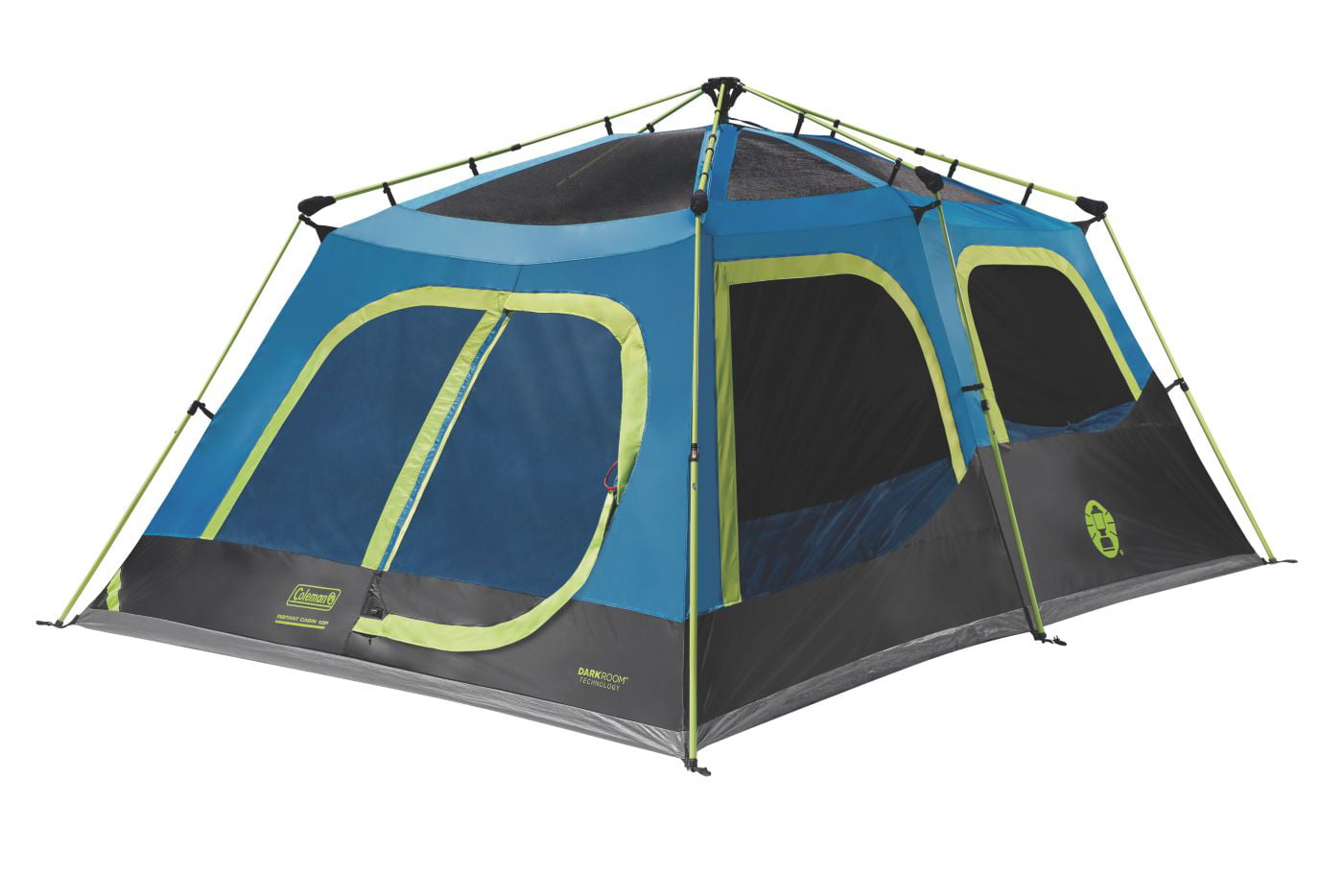 Coleman® 10-Person Dark Room™ Cabin Camping Tent with Instant Setup, 1 Room, Blue