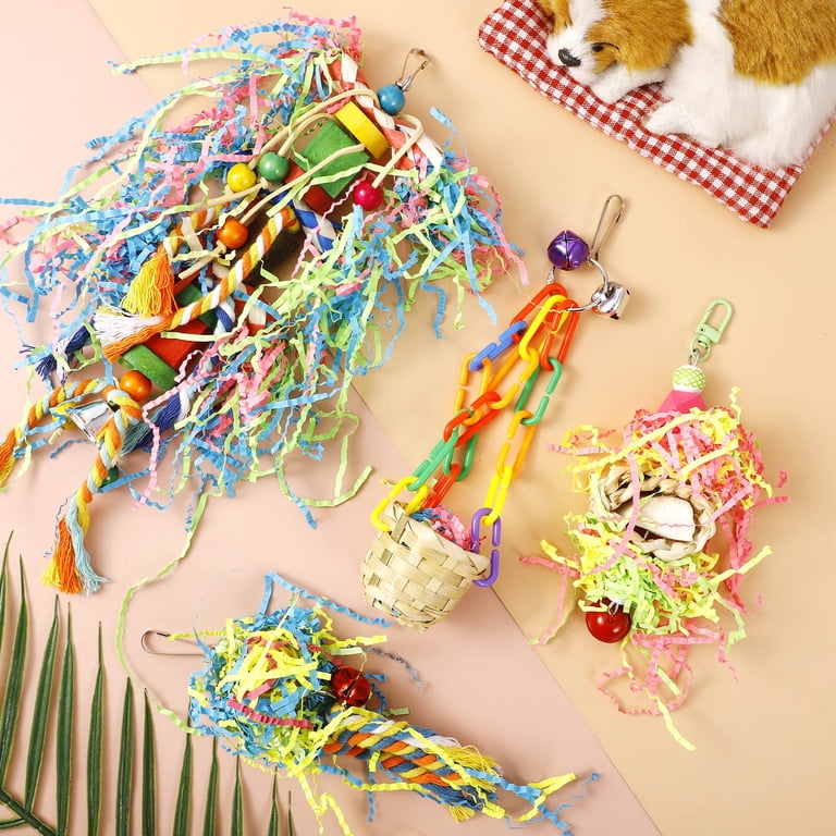 Bonka Bird Toy '2040 Husky Climb' – Foraging & Shredder Toy For Conures, Quakers, Medium Parrots