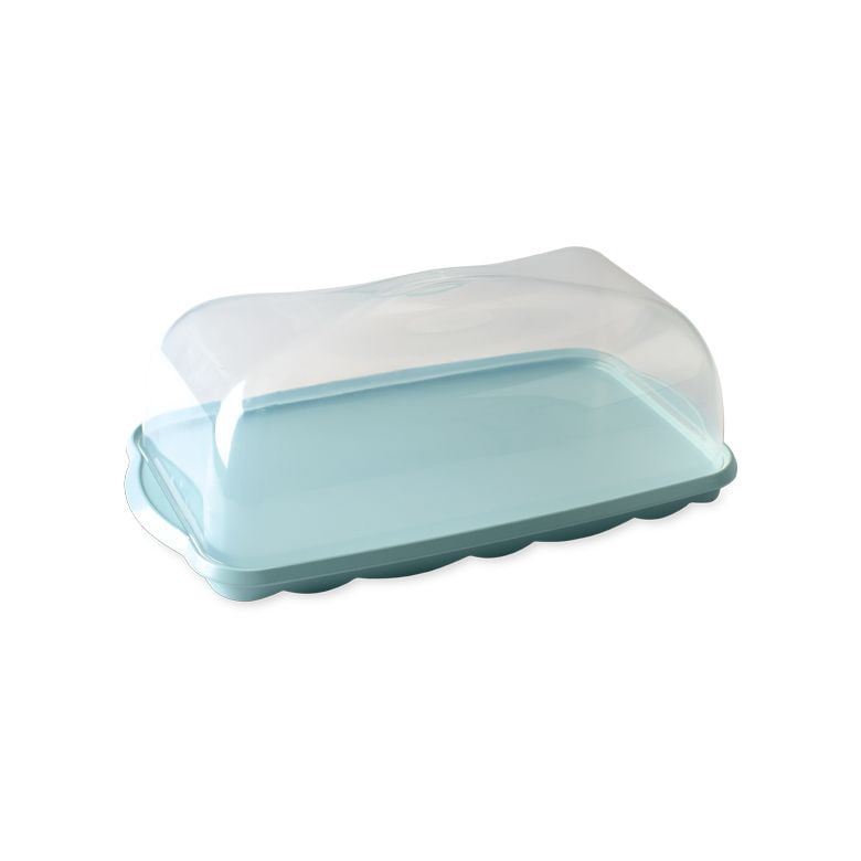 Plastic Cake Box Deep Round Cake Carrier Storage Box Clear With Lid Lockable 