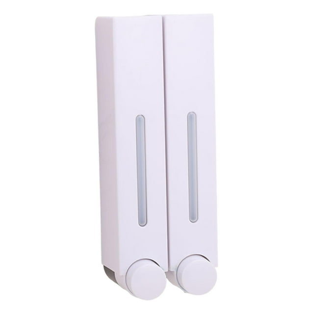 Dispensador de jabón de pared duradero y de gran capacidad para cocina, hotel y hogar. Cabezas dobles