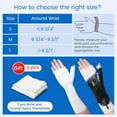 thumbnail image 7 of VELPEAU Wrist Brace Thumb Spica Splint Support for De Quervain's Tenosynovitis, Stabilizer for Arthritis, Sports Injuries Pain Relief for Men and Women (Medium, Right Hand), 7 of 7