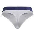 thumbnail image 3 of Xtremen Fashion Underwear 91241 Microfiber Thongs Color White Size S, 3 of 5