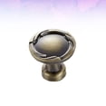 thumbnail image 1 of UPOUART 4Pcs Drawer Door Handles Ceramic Bronze Round Antique European Cabinet Style for Hotel, 1 of 8