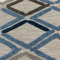 thumbnail image 6 of Ashton woods Home Imanie 2'2" x 3' Deep Gray Geometric Woven Polypropylene Outdoor Area Rug, 6 of 7