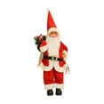 thumbnail image 2 of Elodie Santa Claus Figurine Christmas Doll Cute Santa Claus Figure for Bedroom Home Red, 2 of 8