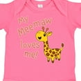 thumbnail image 4 of Inktastic My Meemaw Loves Me Cute Giraffe Boys or Girls Baby Bodysuit, 4 of 5