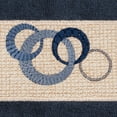 thumbnail image 2 of Authentic Hotel and Spa  Turkish Cotton Circles Embroidered Midnight Blue 2-piece Washcloth Set, 2 of 2