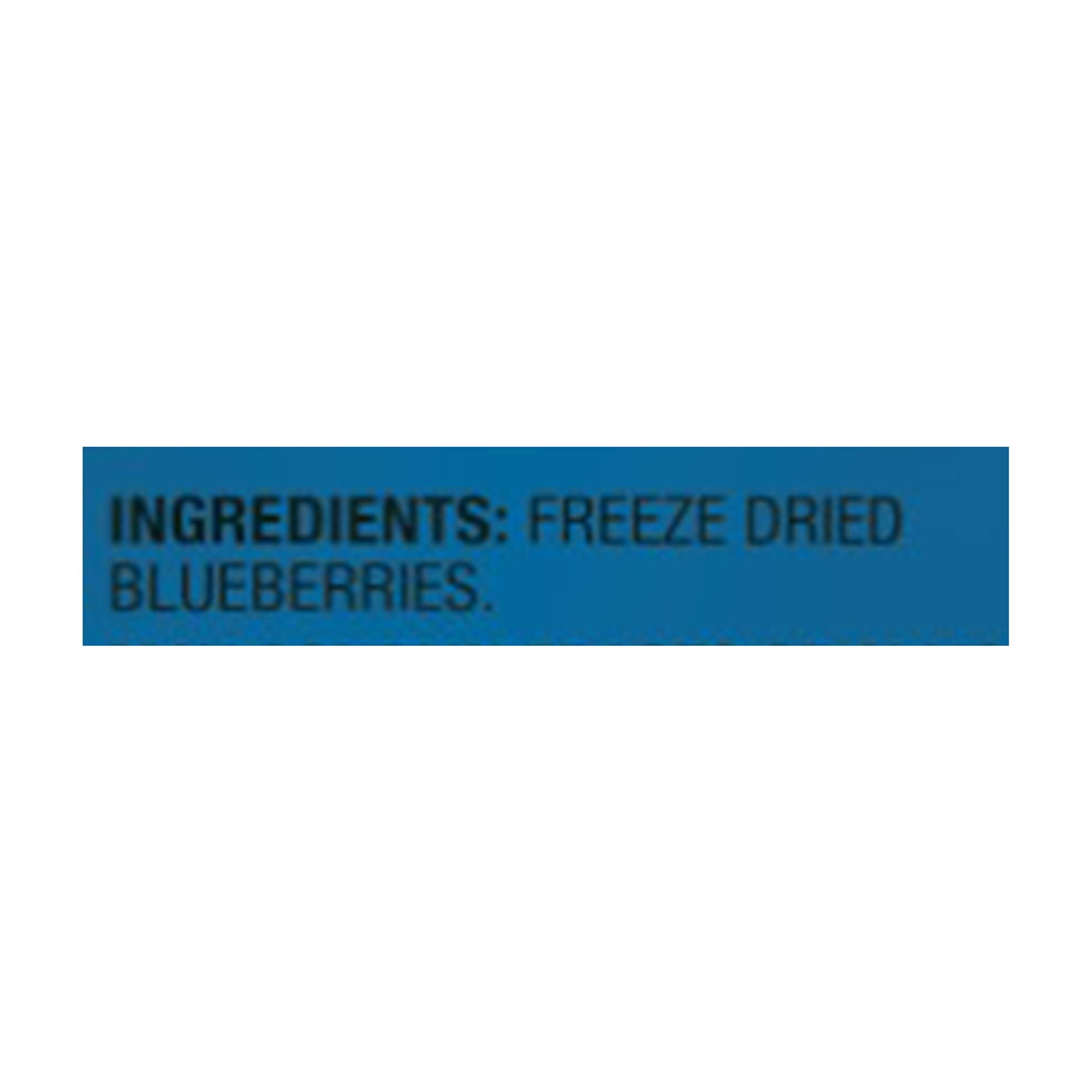 Great Value Freeze Dried Blueberries Fruit Crisps, 1 oz