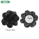 thumbnail image 3 of Broches de rosa extra grande, pines de solapa de 7.87 pulgadas, clip de cabello de satén con flor de camelia para mujeres en bodas/baile/accesorios/fiesta [20cm, negro], 3 of 7