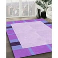 thumbnail image 2 of Ahgly Company Indoor Rectangle Patterned Pale Lilac Purple Area Rugs, 8' x 10', 2 of 6