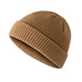 thumbnail image 1 of Gorro de lana Qarigey de tendencia gorras clásicas de pescador sin borde Sombreros Caqui, 1 of 6