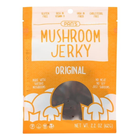 Pan's - Mushroom Jerky Original - 2.2 oz.