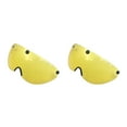 thumbnail image 3 of Transemion for Visor Peak 5-Snap Open Face Spare Parts Replaces Yellow Type B 2Set, 3 of 6