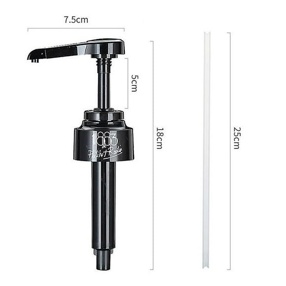 Coffee 1 Liter Dispenser Syrup Pump Black Liquid Dispenser For Monin Syrup 10ml